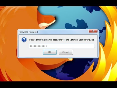 how to lock firefox with a password