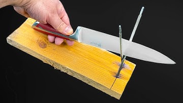 Razor sharp knives in 1 minute! The secret of the best knife sharpeners.