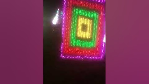 Pixel led Decorations 40x50  K1000C Controller #pixelledcenter Program  available