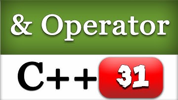 Address operator in C++ | & Operator | CPP Programming Video Tutorial