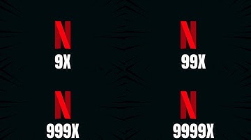 Netflix New Logo Effects Intro Getting 999999X Speed