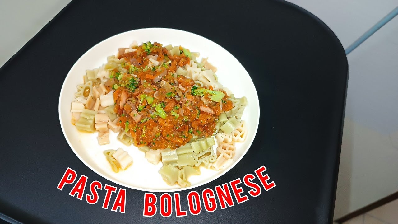 Baby Food PASTA BOLOGNESE UNTUK BAYI Pasta Tanpa Garam & MSG Untuk