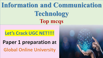 Top Mcqs | Information and Communication Technology | UGC NET paper 1 2021