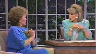 Rue McClanahan interview with Joan Rivers1987