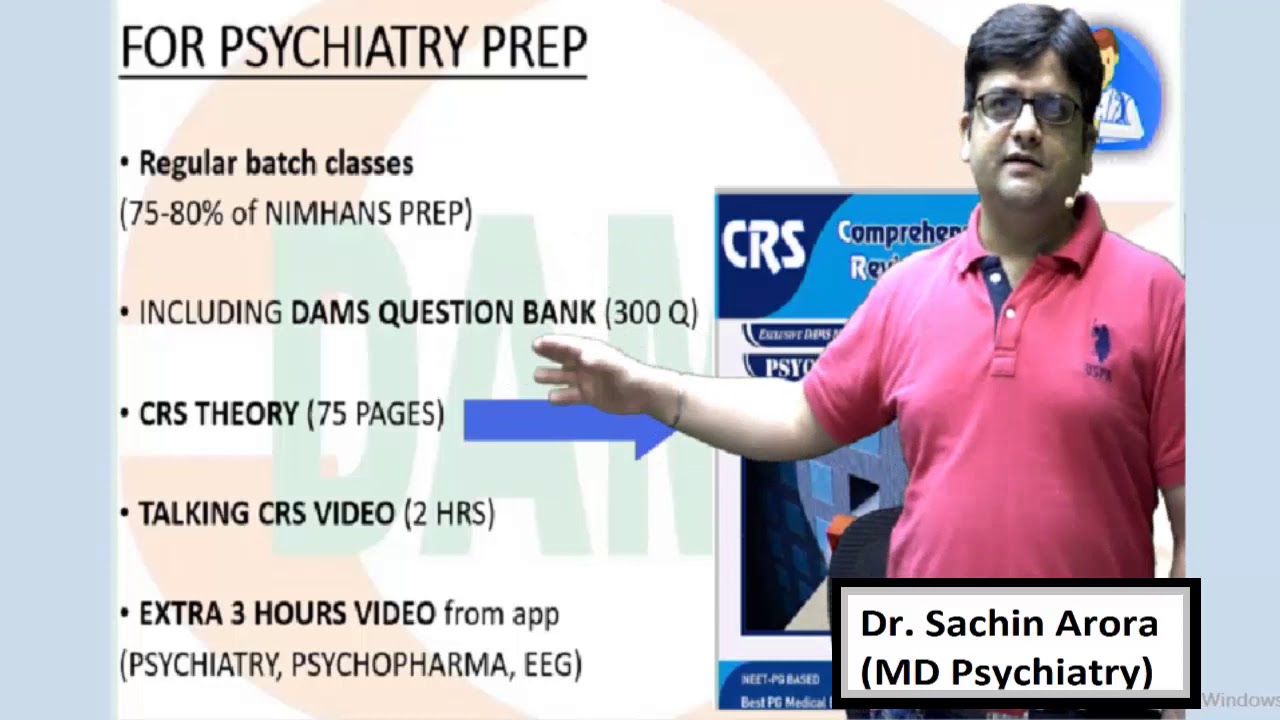NIMHANS PSYCHIATRY ENTRANCE EXAM DAMS YouTube
