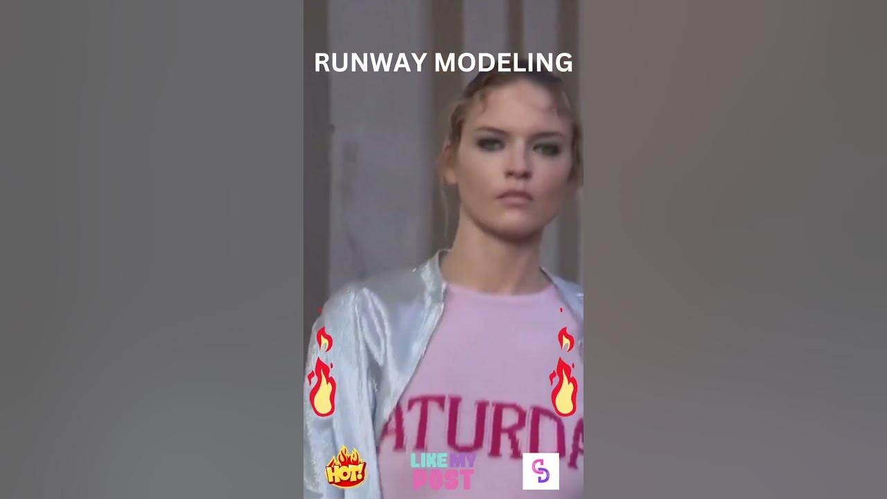 Martha Hunt for Alberta Ferretti SS 2018 Collection - YouTube