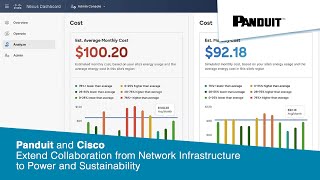 Panduit and Cisco Extend Collaboration from Network Infrastructure to Power and Sustainability