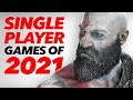 Top 20 Single Player Games of 2021 - GAMEPLAY DETAILS - (PS5, PS4, XBox Series X, XB1, PC)