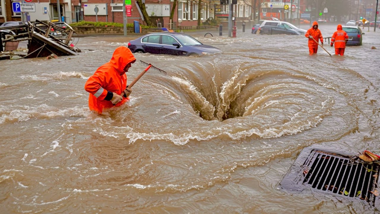 Clearing the Way Unclogging Storm Drains to Prevent Flooding! - YouTube