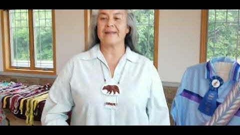 Fingerweaving by Iroquois Artist Marilyn Hill