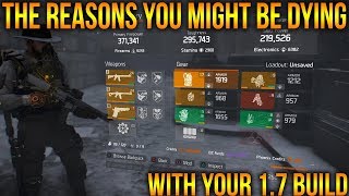 THE DIVISION 1.7 - BEST PVP BUILD | REASONS WHY YOU ARE DYING AND TIPS TO IMPROVE YOUR SURVIVABILITY