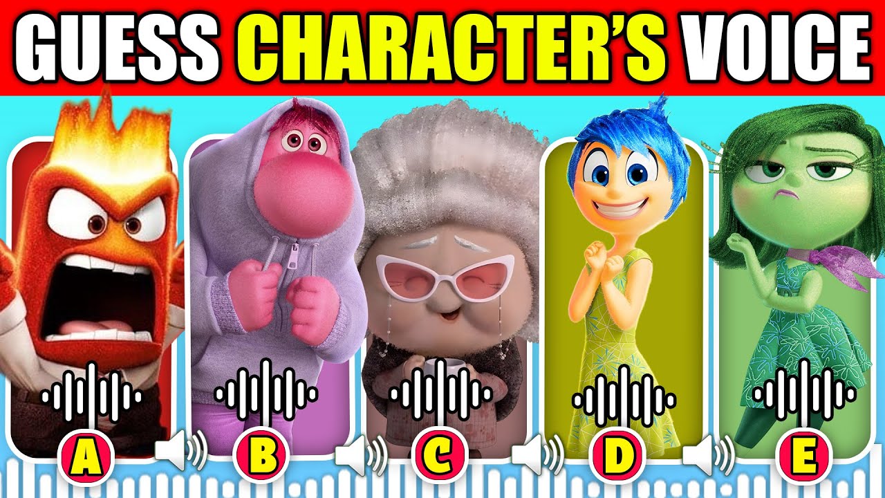 IMPOSSIBLE 🔊 Guess The Voice! | Inside Out 2 Characters | Anxiety, Joy, Anger, Nostalgia