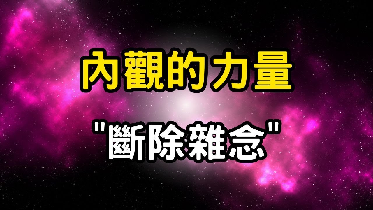 內觀的力量：斷除雜念！為何大腦停不下來？內觀修行助你回歸內心的清明 