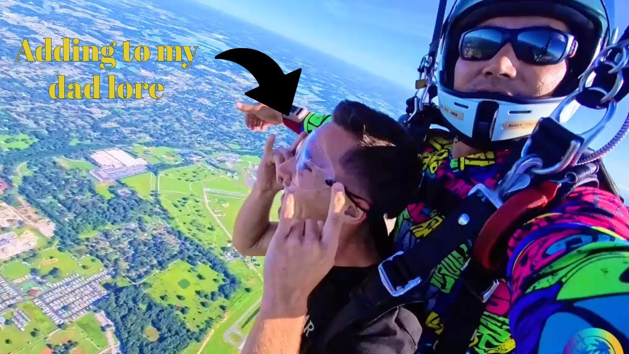 Skydiving for the first time!