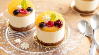 オレンジムースの作り方 Eggless Orange Mousse｜HidaMari Cooking