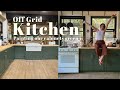 Off Grid Kitchen Makeover | Painting our Kitchen Cabinets Green!