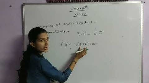 Scalar product of vectors Chapter-13 Vector RBSE Class-12th