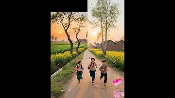 AI Generated Children Playing #love #beautiful #travel