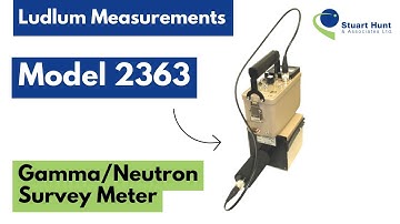 Model 2363 Gamma Neutron Survey Meter | Ludlum Measurements