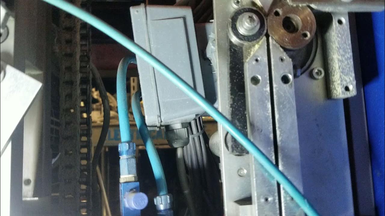 dynaric strapping machine strap in feed setting YouTube