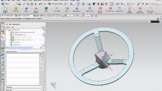 10.4 Lenkrad - Siemens NX 8 Training - Sweep - Swept - Pattern feature - revolve
