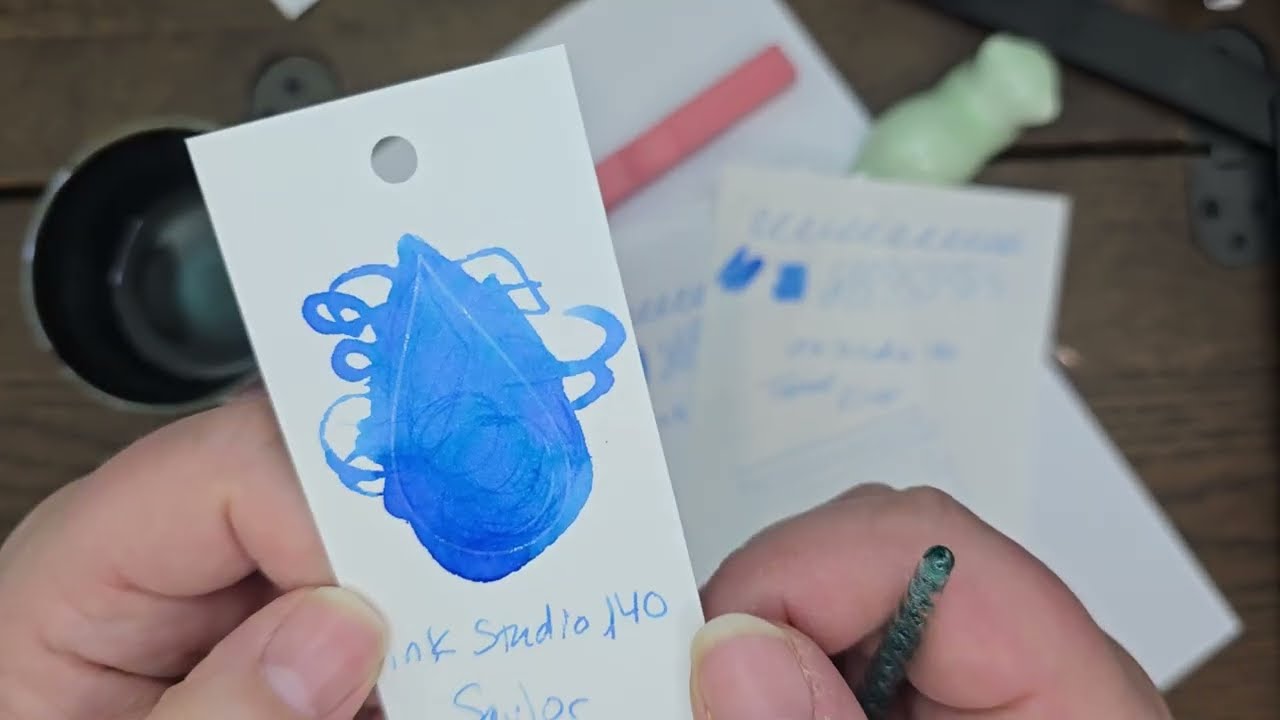 Ink Studio 140 Ink Review Sailor Fountain Pen Ink