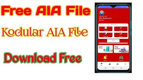 How to Create Kodular AIA File. Free download