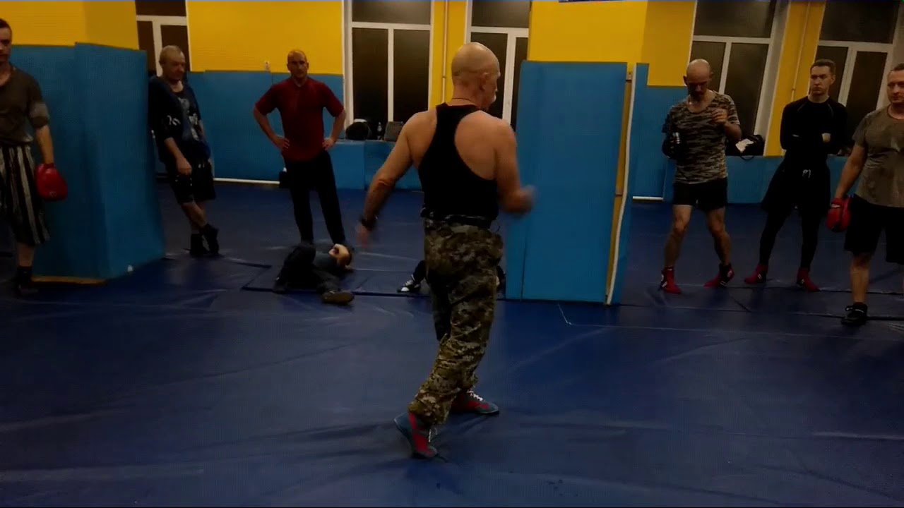 В.Н.Крючков. лапы. Хлещущий +прямой - YouTube