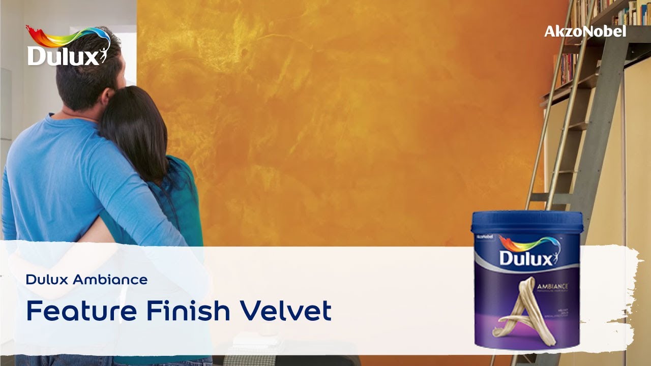 Dulux Ambiance Feature Finish Velvet YouTube
