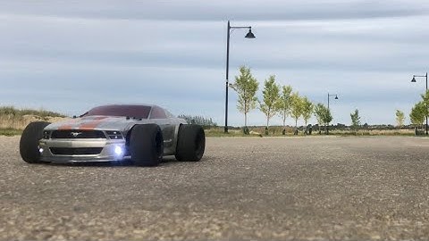 Traxxas 2wd rustler vxl 3s speed run 103kph (wait till the end)