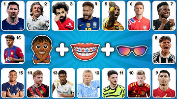 Can You Guess The Player By Song and Emoji 🤔⁉️ | Ronaldo,Messi, Neymar