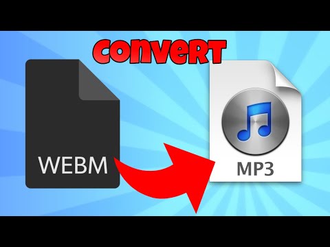 how to convert webm to mp3