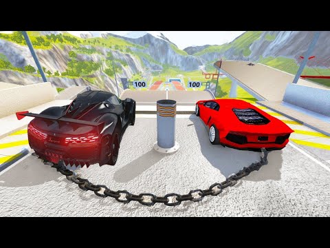 ท่าต้องไช้โซ่ตรึงแล้วขับรถจะเป็นยังไง..? BeamNG.drive .EP15