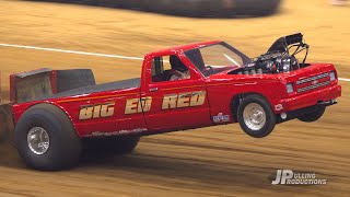 TNT Truck Pulling 2024: Super Modified 2wd Trucks pulling at the KY Invitational Pull - Friday