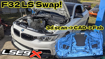 Revamping the F32: LS Swap with 3D Scan & CAD Design