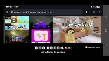 up to faster 84 parison