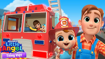 Em Bé Làm Lính Cứu Hỏa | Ước Mơ Của Bé | Bài Hát Nghề Nghiệp| Little Angel tiếng Việt Nhạc Thiếu Nhi