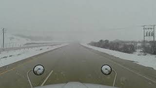 vlog 391/ just driving in the snow