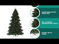 Cynthia 7.5ft Pre-Lit Christmas Tree Review – 800 Lights &amp; 3661 Tips! Ultra-Realistic