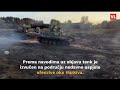 Ukrajinski telegram kanali objavili su danas snimku izvlaenja ruskog tenka t90a iz rijeke