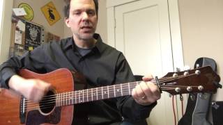 Vignette de la vidéo "Tennessee Whiskey  - easy strum lesson in 6/8"