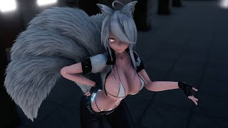 [MMD Luke36] Haku [SilverFox] - 사뿐사뿐 (Like A Cat) // AOA