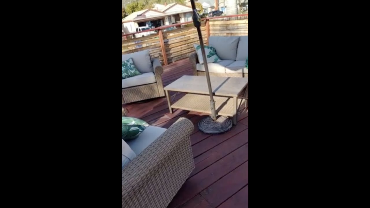 Pricey patio furniture stolen overnight from Santee homes YouTube