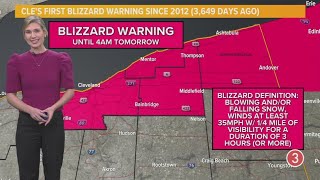 Blizzard Warning issued: Cleveland weather forecast for December 23, 2022