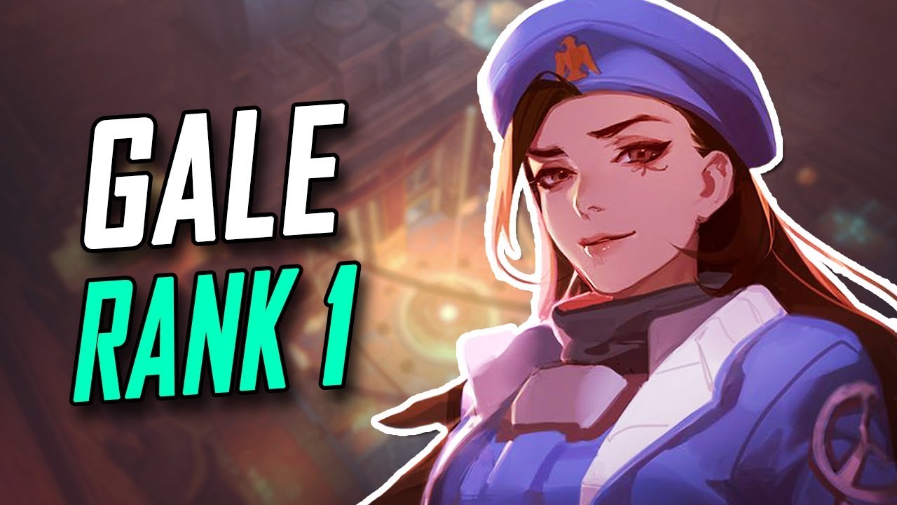 GALE ANA RANK #1 BEST SUPPORT! [ OVERWATCH TOP 500 SEASON 5 ]
