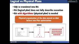 Database type and functionality | Class 13 | CSE414:Database System