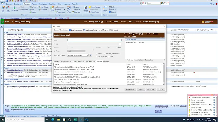 Emis Web Time Saving Hack - Part 1