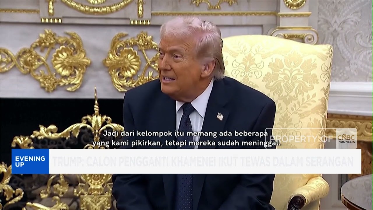 Trump: Calon Pengganti Khamenei Ikut Tewas Dalam Serangan