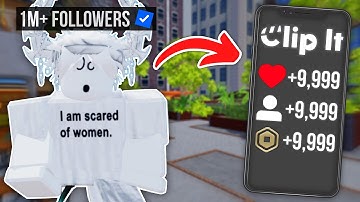 How to get FAMOUS on Roblox Clip It