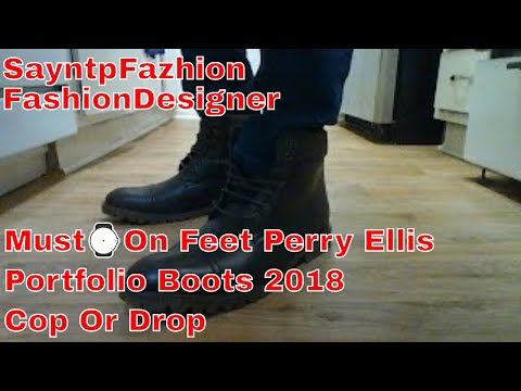must⌚on-feet-perry-ellis-portfolio-boots-2018-cop-or-drop